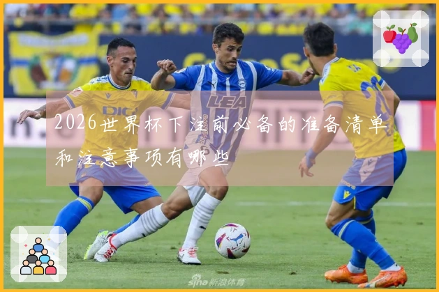 2026世界杯下注前必备的准备清单和注意事项有哪些