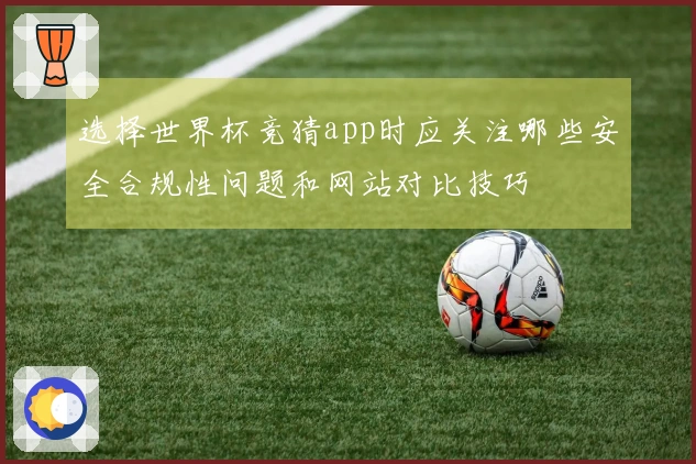 选择世界杯竞猜app时应关注哪些安全合规性问题和网站对比技巧